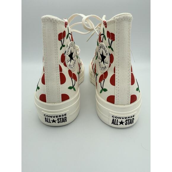 Converse Chuck Taylor All Star Lift Platform Women's Shoes 7 Cherries - Picture 7 of 10